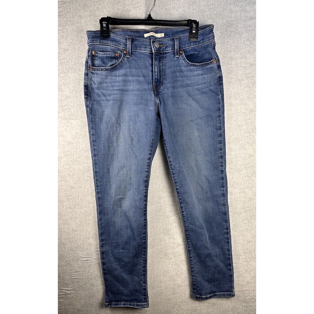 Levi’s Boyfriend Jeans Womens Size 28 X 27 Stretch Medium Wash Denim